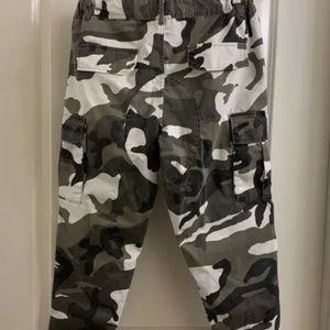 camo cargo pants
